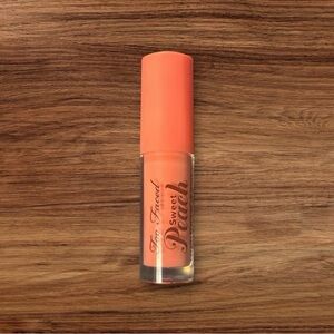 Too Faced Sweet Peach Creamy Peach Oil Lip Gloss Pure Peach 0.14 Oz New